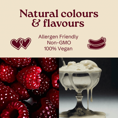 BLUSH RUSH (Raspberries & Cream Functional Soda)